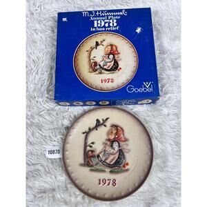 M.J. Hummel 1978 Collectors Anual Plate 8th Annual HUM 271 Goebel W Germany